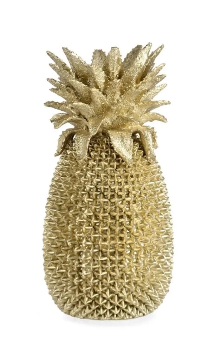 Bizzotto Oggettistica>DECORAZIONE ANANAS SURABAYA ORO H49,5