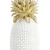 Bizzotto Oggettistica>DECORAZIONE ANANAS SURABAYA BIANCO H49,5