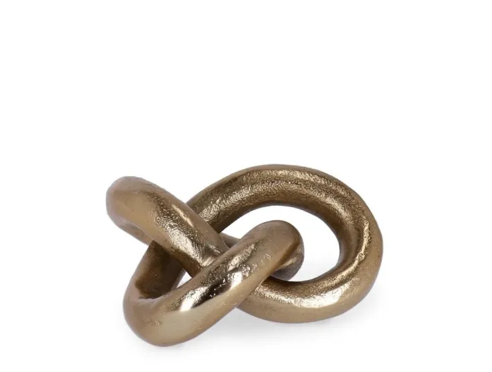 Bizzotto Oggettistica>DECORAZIONE ANELLO SAGAR ORO H6,5