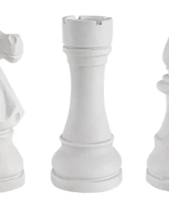 Bizzotto Oggettistica>DECORAZIONE CHESS 3FIGURE BIANCO ASS3