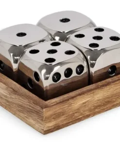 Bizzotto Oggettistica>DECORAZIONE DADI FORTUNE ARG 10,5X10,5