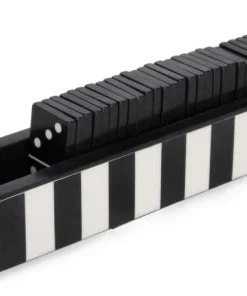 Bizzotto Oggettistica>DECORAZIONE DOMINO FORTUNE NERO 20,5X4,5