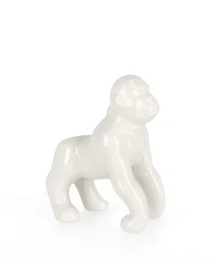 Bizzotto Oggettistica>DECORAZIONE GORILLA MOWGLI BIANCO H14