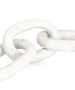 Bizzotto Oggettistica>DECORAZIONE KANDY CATENA 3A MARMO BIANCO
