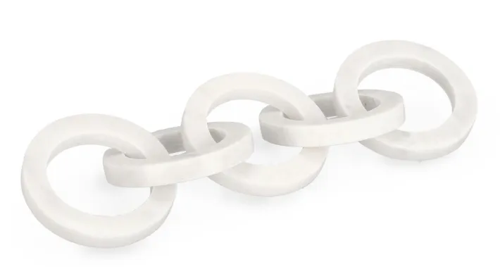 Bizzotto Oggettistica>DECORAZIONE KANDY CATENA 5A MARMO BIANCO