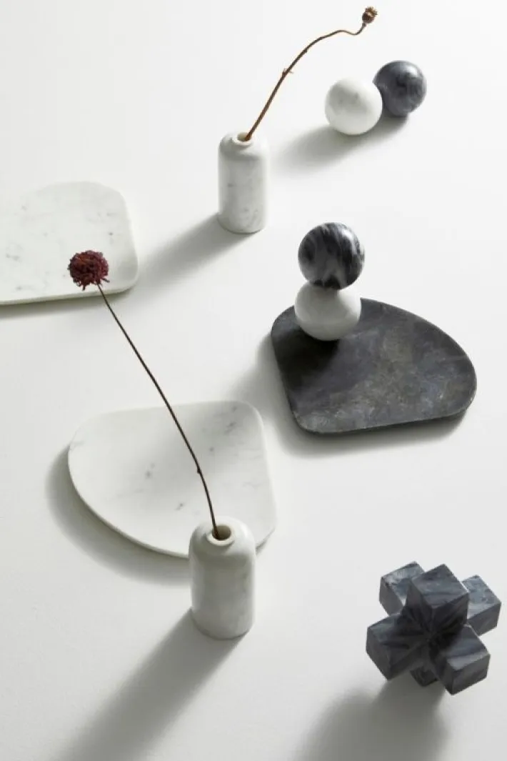 Bizzotto Oggettistica>DECORAZIONE KANDY CROCE MARMO GRIGIO