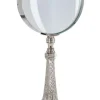 Bizzotto Oggettistica>DECORAZIONE LENTE ADVENTURE ARGENTO H31