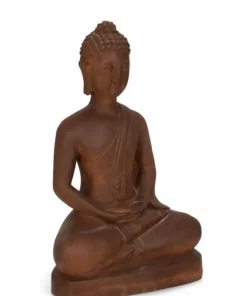 Bizzotto Oggettistica>DECORAZIONE MEILI BUDDHA SEDUT RUSTY H49