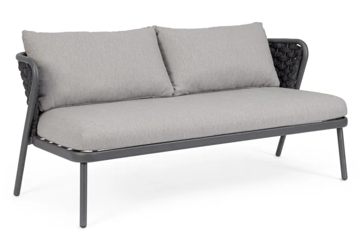 Bizzotto Divani>DIVANO 2 POSTI ANTRACITE QS22/GRAPHITE - HARLOW