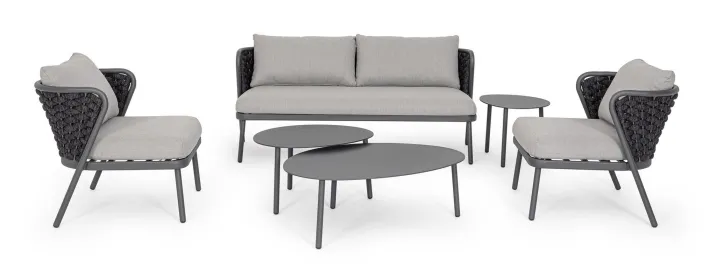 Bizzotto Divani>DIVANO 2 POSTI ANTRACITE QS22/GRAPHITE - HARLOW