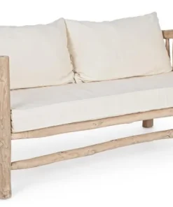 Bizzotto Divani>DIVANO CON CUSCINO IN TEAK - SAHEL