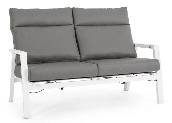 Bizzotto Divani>DIVANO IN ALLUMINIO BIANCO JX11 - KLEDI