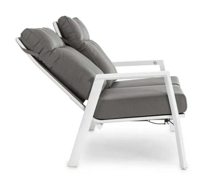Bizzotto Divani>DIVANO IN ALLUMINIO BIANCO JX11 - KLEDI