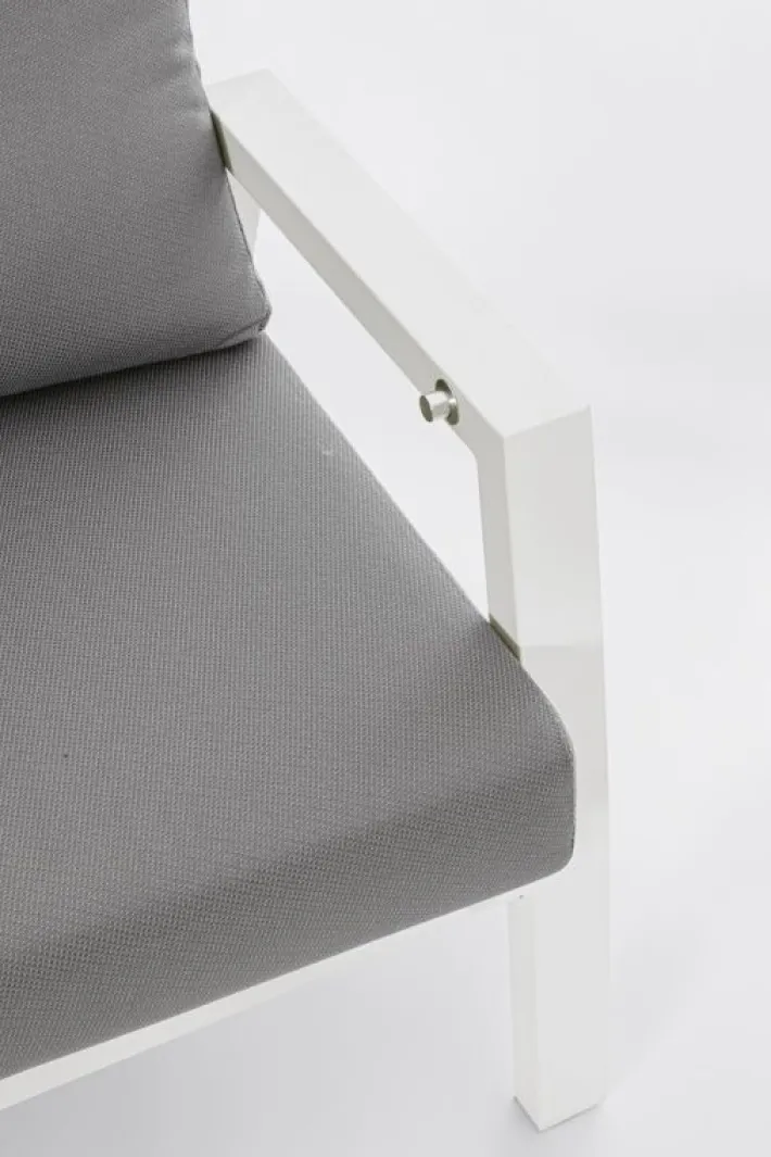 Bizzotto Divani>DIVANO IN ALLUMINIO BIANCO JX11 - KLEDI