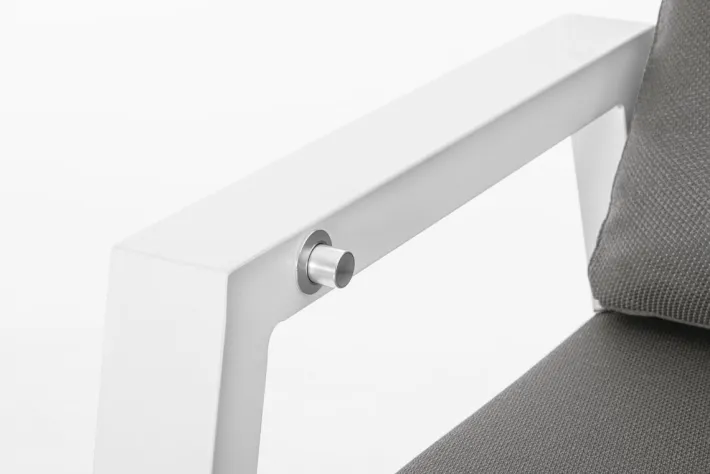 Bizzotto Divani>DIVANO IN ALLUMINIO BIANCO JX11 - KLEDI