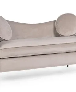 Bizzotto Divani>DIVANO IN VELLUTO GRIGIO CHIARO - CANDIS