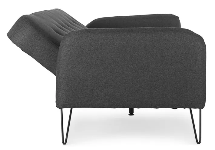 Bizzotto Divani Letto>DIVANO LETTO IN TESSUTO NERO - BRIDJET