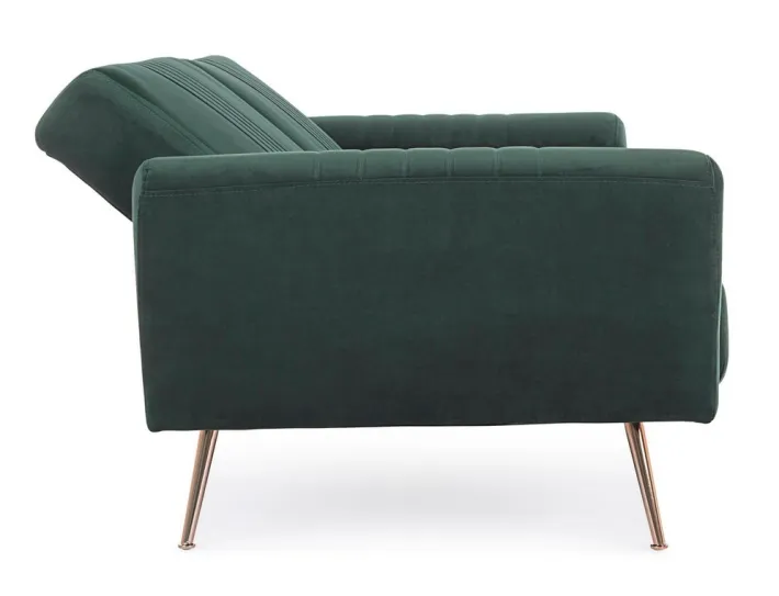 Bizzotto Divani Letto>DIVANO LETTO IN VELLUTO VERDE SCURO - JOHNNY
