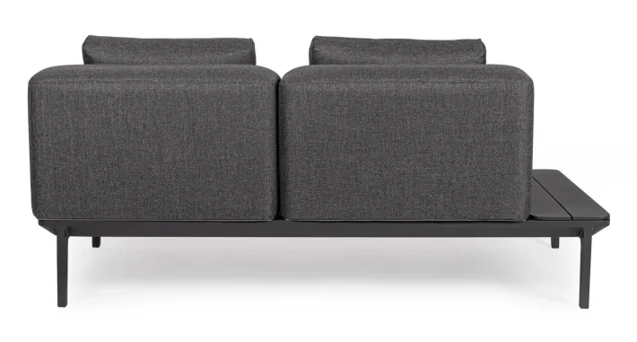 Bizzotto Divani>DIVANO LOUNGE IN ALLUMINIO ANTRACITE WG21 - MATRIX