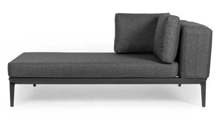 Bizzotto Divani>DIVANO LOUNGE IN ALLUMINIO ANTRACITE WG21 - MATRIX