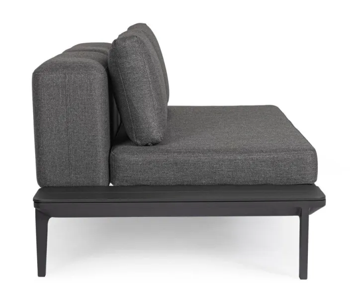 Bizzotto Divani>DIVANO LOUNGE IN ALLUMINIO ANTRACITE WG21 - MATRIX