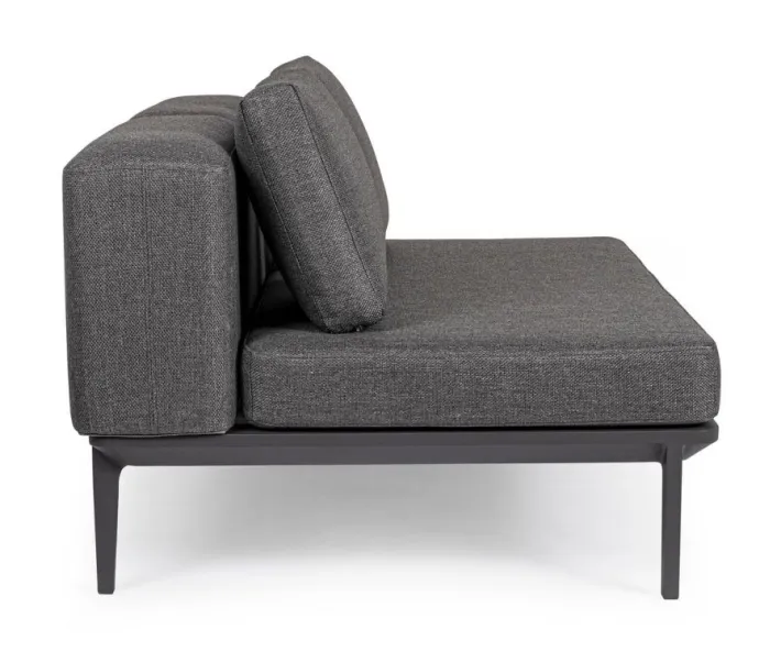 Bizzotto Divani>DIVANO LOUNGE IN ALLUMINIO ANTRACITE WG21 - MATRIX