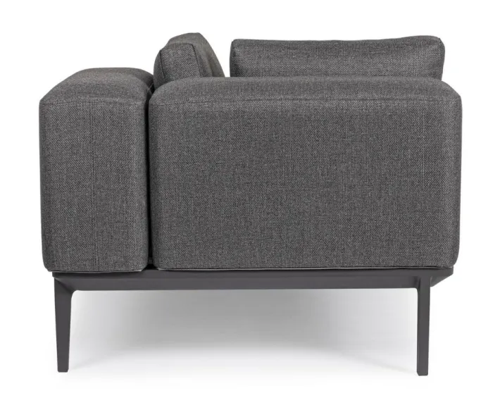 Bizzotto Divani>DIVANO LOUNGE IN ALLUMINIO ANTRACITE WG21 - MATRIX