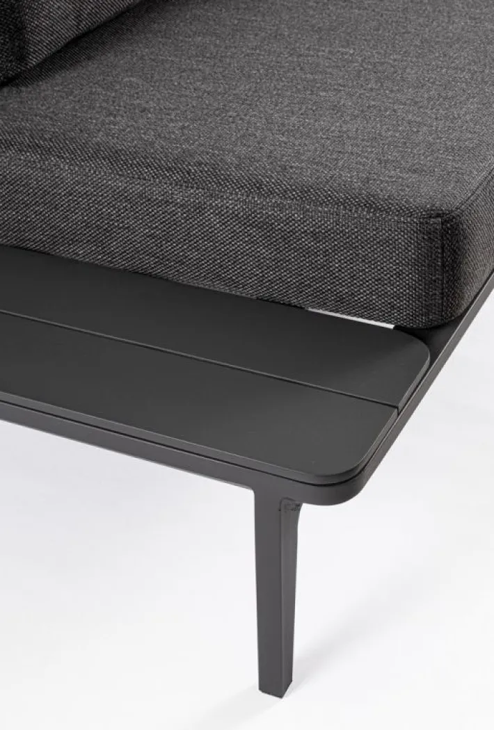 Bizzotto Divani>DIVANO LOUNGE IN ALLUMINIO ANTRACITE WG21 - MATRIX