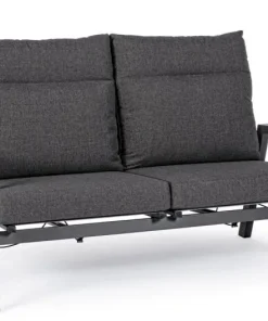 Bizzotto Divani>DIVANO RECLINABILE IN ALLUMINIO ANTRACITE JX55 - KLEDI