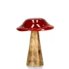 Bizzotto Oggettistica>FUNGO JASPER STAND ROSSO-NAT H15