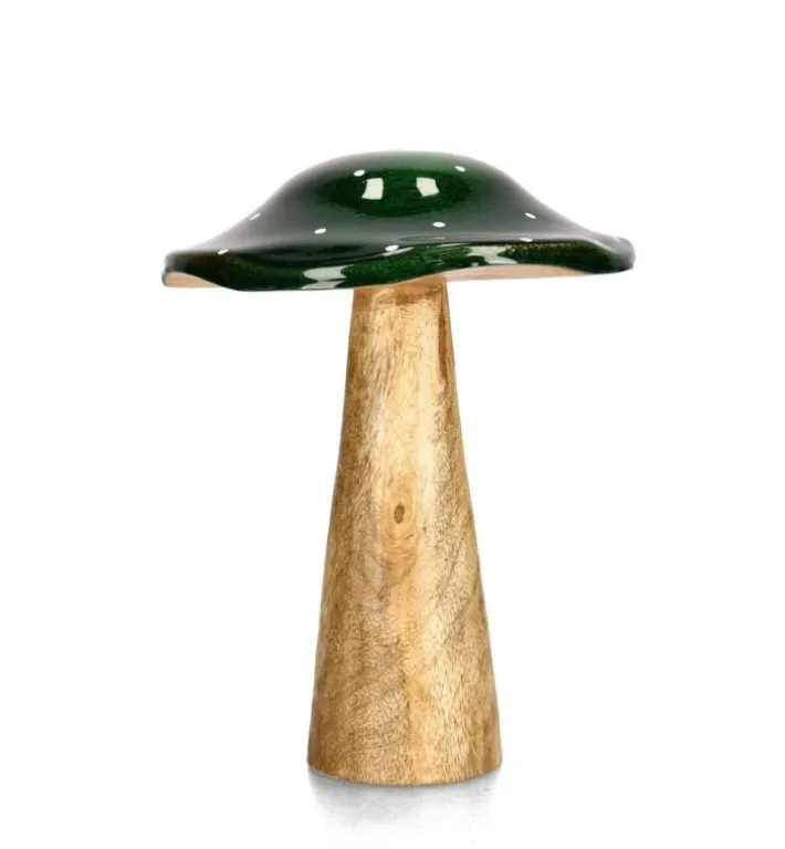 Bizzotto Oggettistica>FUNGO JASPER STAND VERDE-NAT H18