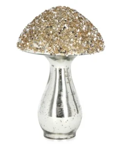 Bizzotto Oggettistica>FUNGO VT BRILLANT STAND ORO H19