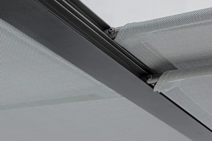 Bizzotto Pergole E Gazebo>GAZEBO IN ALLUMINIO 3X3.6 ANTRACITE LH32 - NOAH