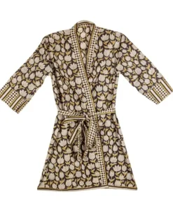 Bizzotto Accessori In Tessuto>KIMONO CALAIS NERO C-TULIPANO-ROMBO