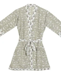 Bizzotto Accessori In Tessuto>KIMONO HELOISE BIIANCO-VERDE
