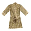 Bizzotto Accessori In Tessuto>KIMONO REIMS VERDE C-FIORE-LOTO