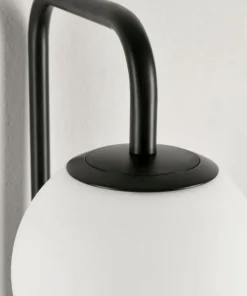 Bizzotto Lampade Da Parete>LAMPADA APPLIQUE DELPHINE TO NERO H50