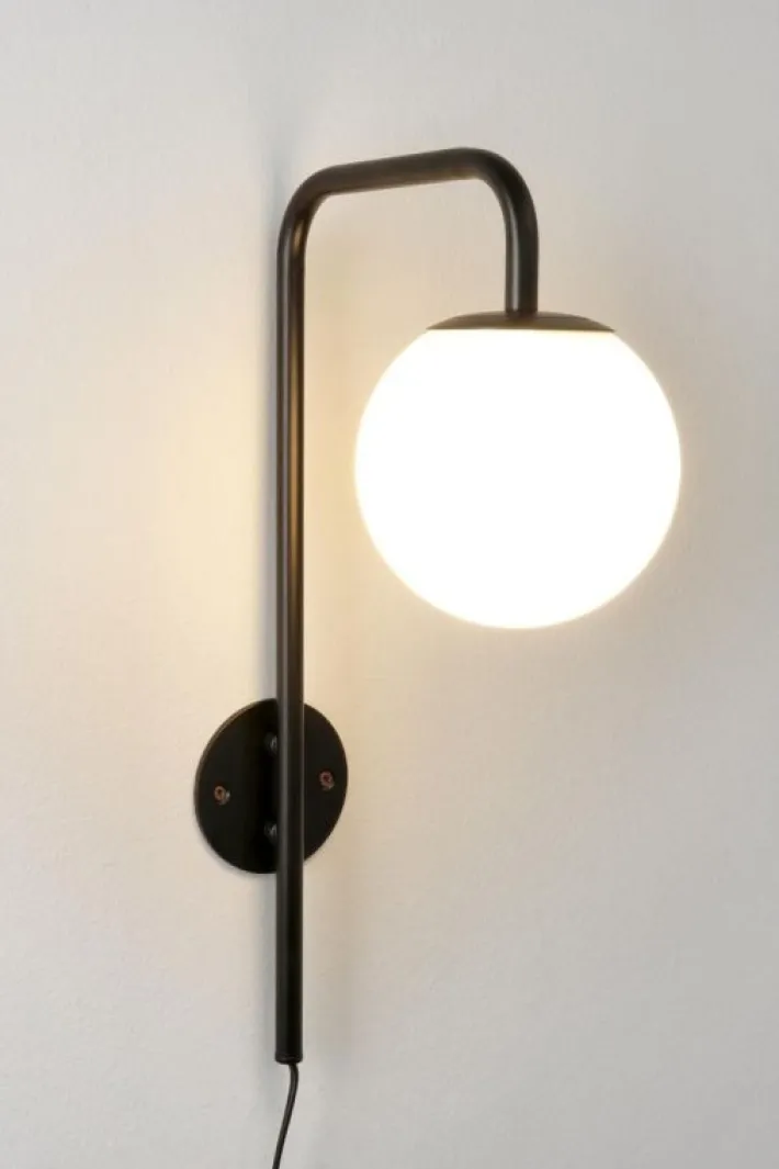 Bizzotto Lampade Da Parete>LAMPADA APPLIQUE DELPHINE TO NERO H50