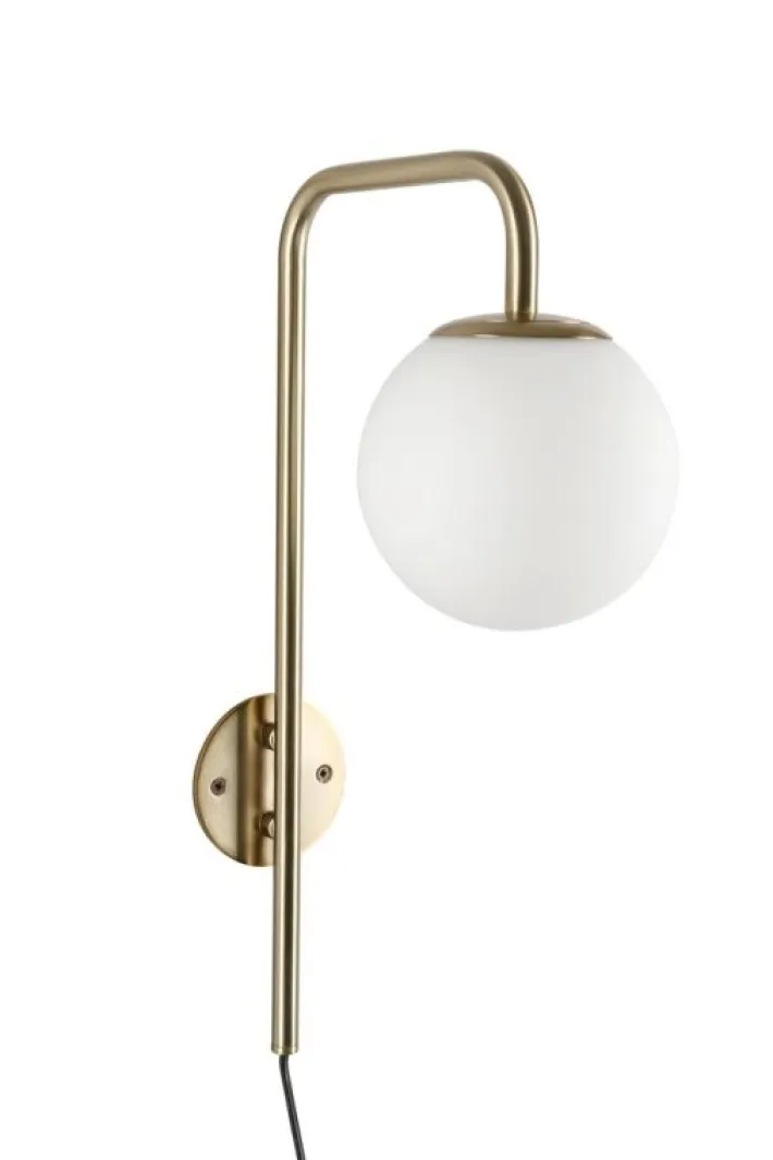 Bizzotto Lampade Da Parete>LAMPADA APPLIQUE DELPHINE TO DORATO H50