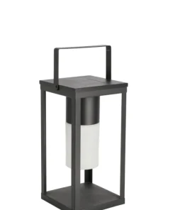 Bizzotto Illuminazione>LAMPADA SOLAR LED QU NERO C-MANICO H38