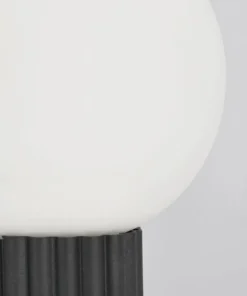 Bizzotto Lampade Da Tavolo>LAMPADA TAV. DELPHINE TONDO NERO H30