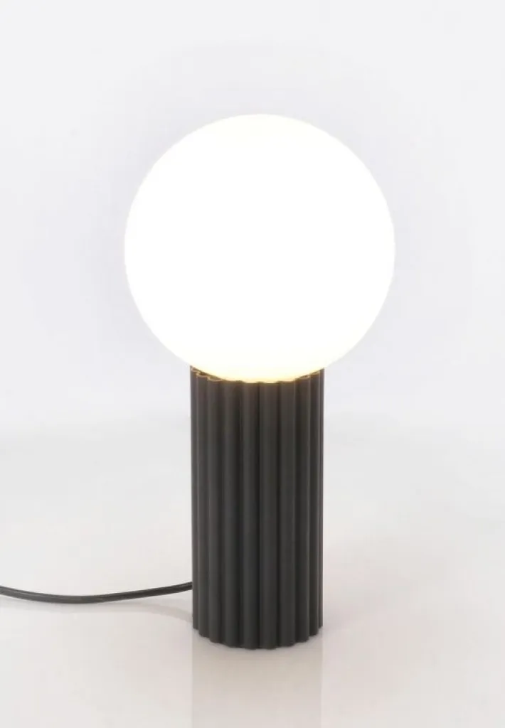 Bizzotto Lampade Da Tavolo>LAMPADA TAV. DELPHINE TONDO NERO H30
