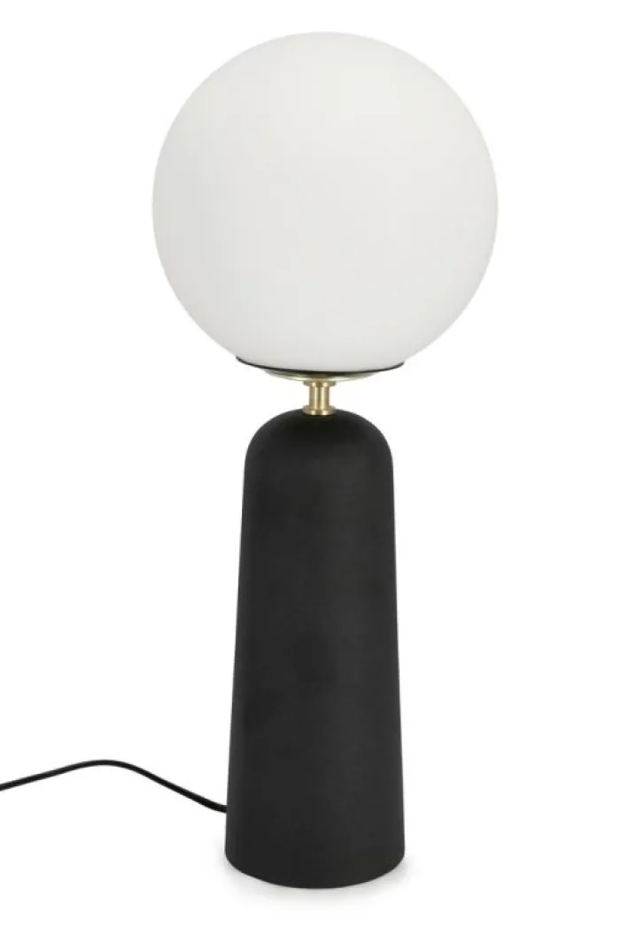 Bizzotto Lampade Da Tavolo>LAMPADA TAV. DELPHINE TONDO NERO H51