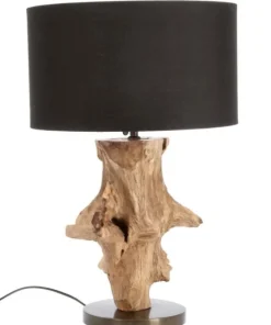 Bizzotto Lampade Da Tavolo>LAMPADA TAV. ESROOTS NERO H55