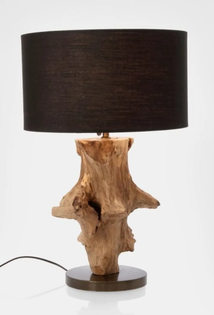 Bizzotto Lampade Da Tavolo>LAMPADA TAV. ESROOTS NERO H55