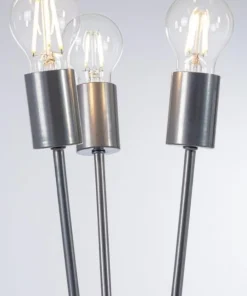 Bizzotto Lampade Da Tavolo>LAMPADA TAV. FIACCOLA 3LUCI ARGENTO H45