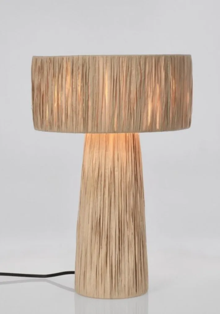 Bizzotto Lampade Da Tavolo>LAMPADA TAV. KANDA NATURALE H38