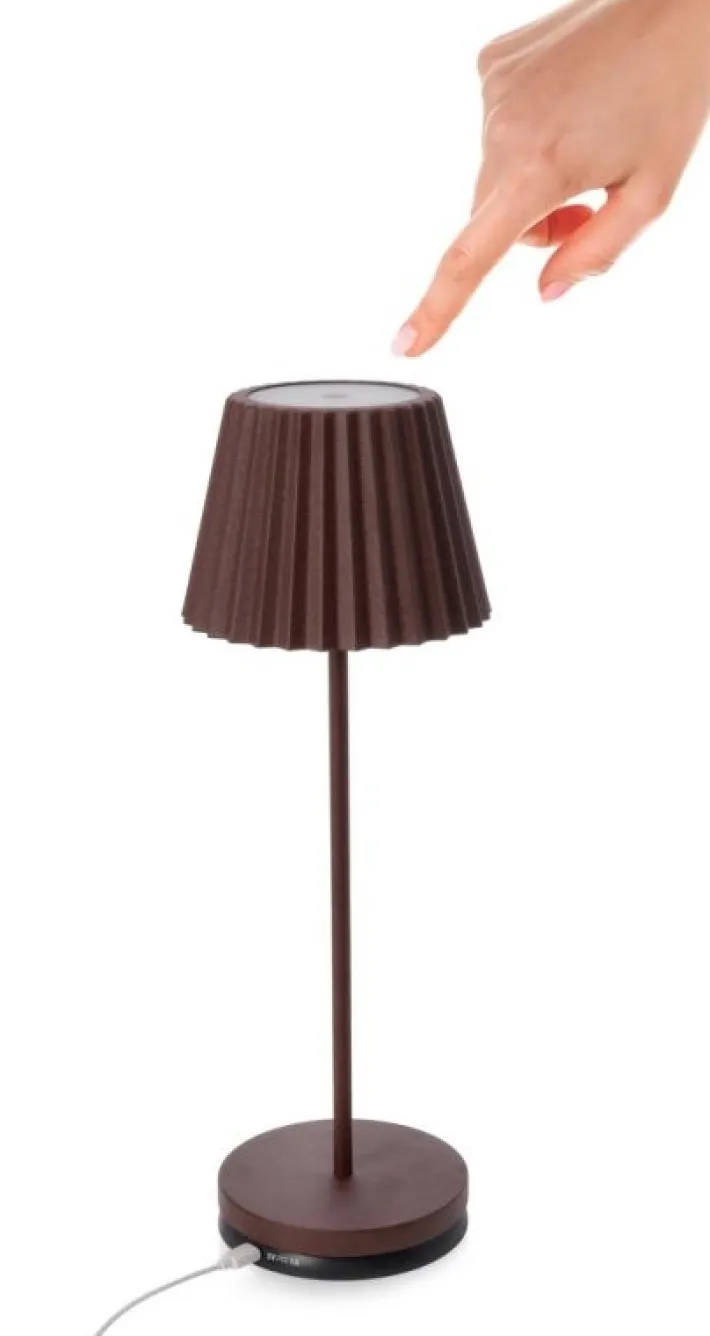 Bizzotto Illuminazione>LAMPADA TAV. LED ARTIKA MARRONE H36