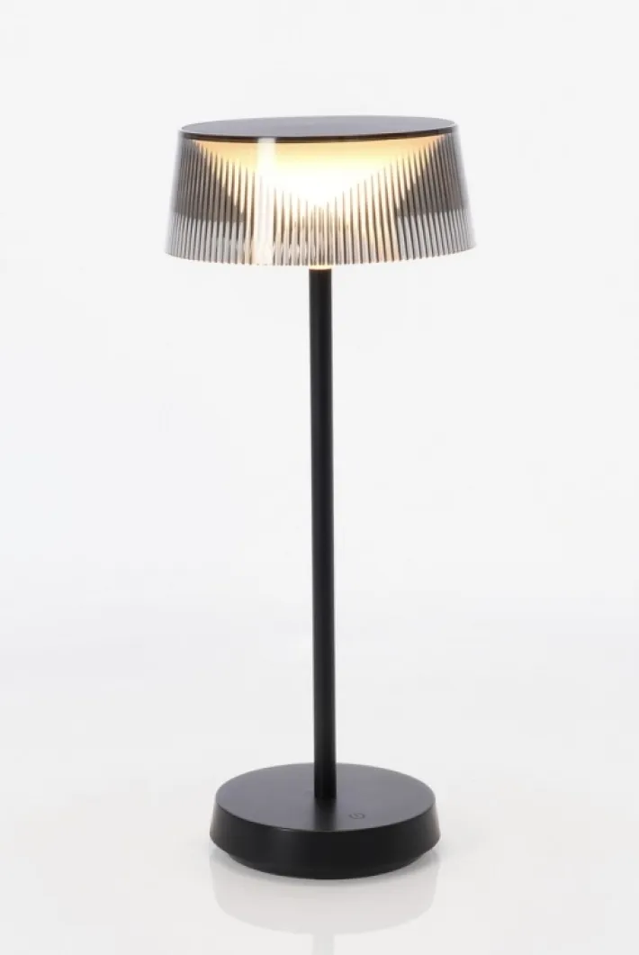 Bizzotto Illuminazione>LAMPADA TAV. LED CARAL NERO H36,5
