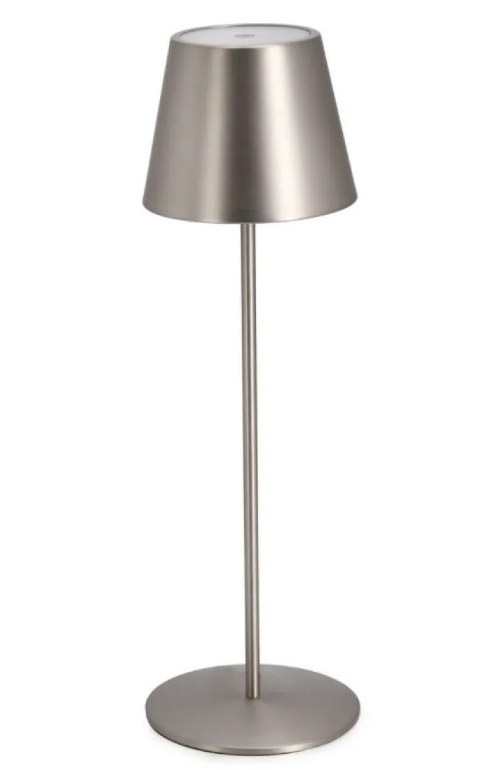 Bizzotto Illuminazione>LAMPADA TAV. LED ETNA ARGENTO H38